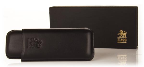 Black Leather Cigar Case - Marevas Cigar Cases Accessorie