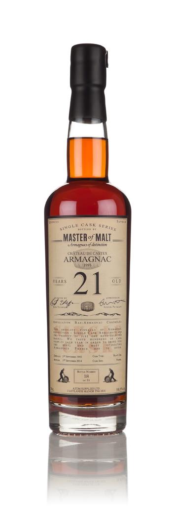 Chateau de Castex Armagnac 21 Year Old 1993 - Single Cask (Master of M Hors d'age Armagnac