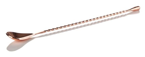 Urban Bar Copper Plated Drop Bar Spoon 30cm Barware