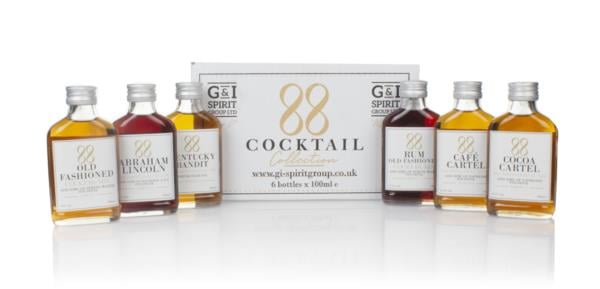 88 Cocktail Whisky, Bourbon, & Rum Cocktail Collection (6 X 100Ml) Bottled Cocktails