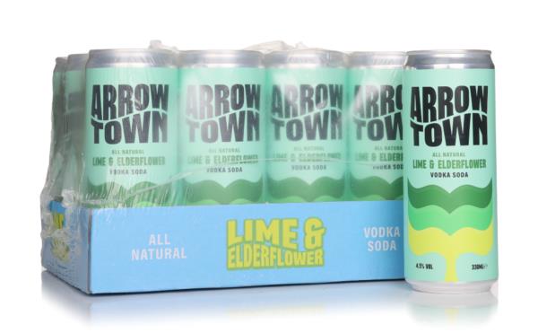 Arrowtown Light Lime & Elderflower Vodka Soda (12 X 330Ml) Bottled Cocktails