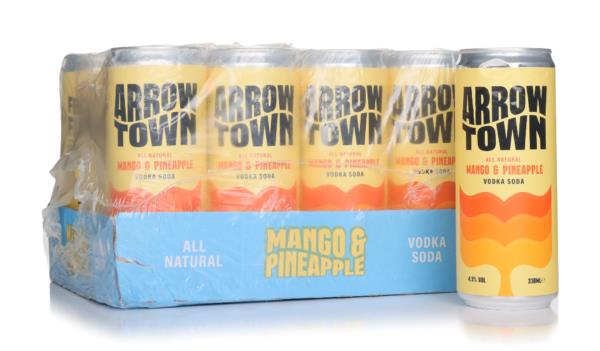 Arrowtown Mango & Pineapple Vodka Soda (12 X 330Ml) Bottled Cocktails