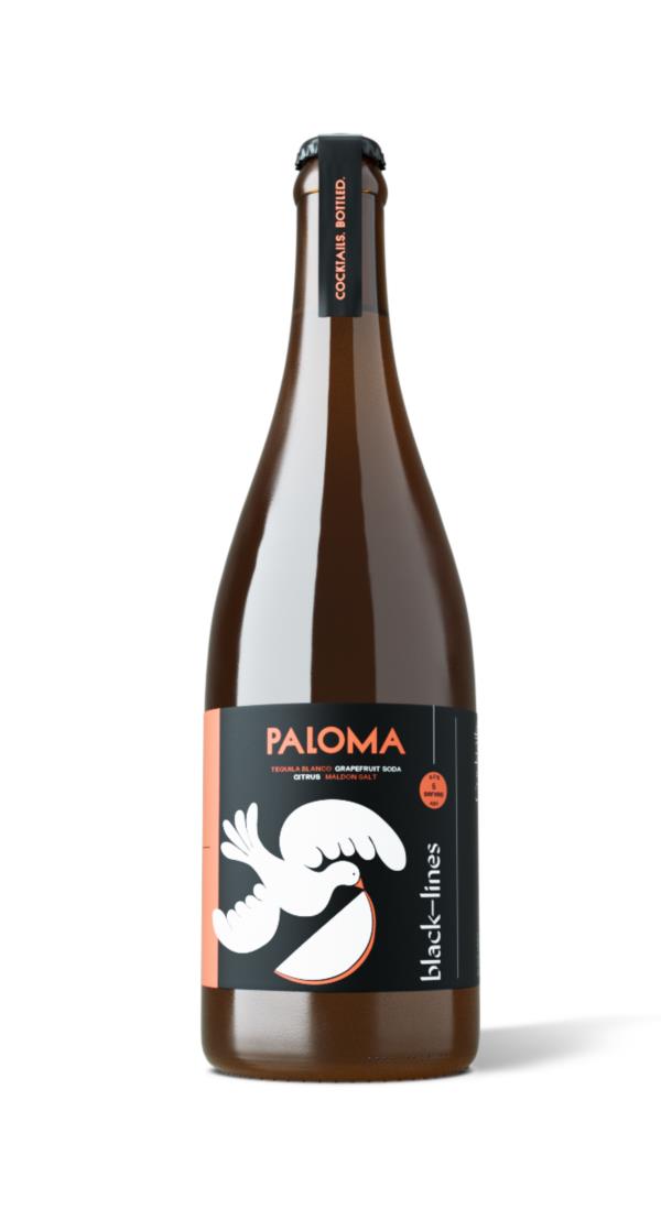Black Lines Paloma Bottled Cocktails