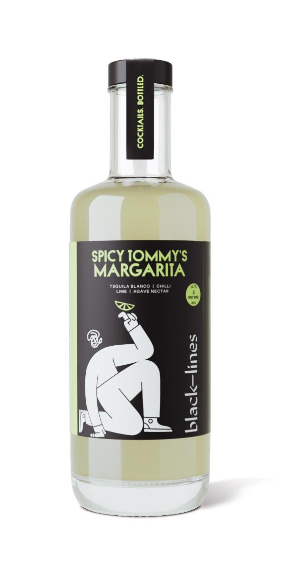 Black Lines Spicy Tommys Margarita Bottled Cocktails