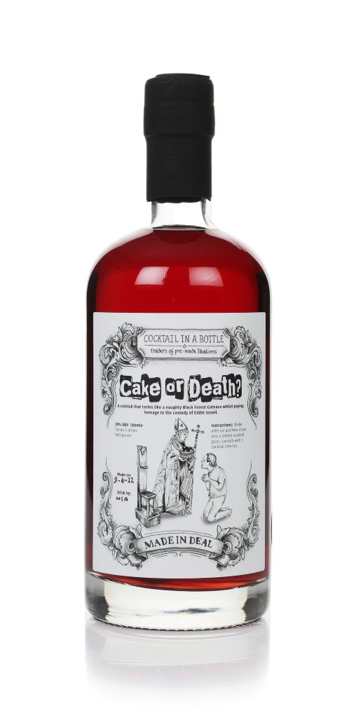 Cocktail in a Bottle Cake or Death Bottled Cocktails