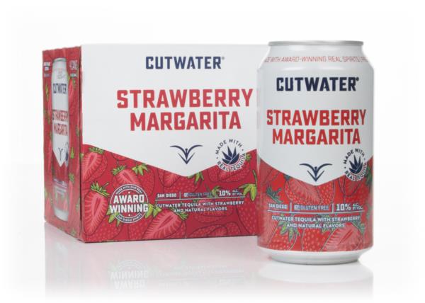 Cutwater Strawberry Margarita (4 x 355ml) Bottled Cocktails