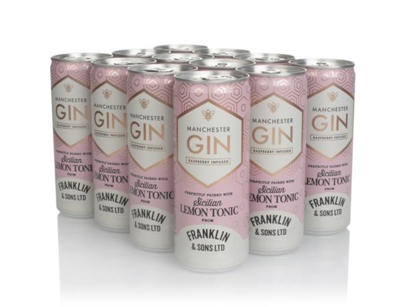 Manchester Raspberry Gin & Sicilian Lemon Tonic (12 x 250ml) Bottled Cocktails