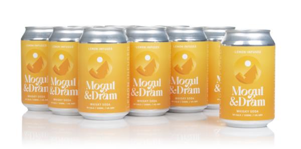 Mogul & Dram Lemon Infused Whisky & Soda (12 x 330ml) Bottled Cocktails