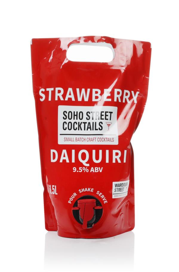 Soho Street Cocktails Strawberry Daiquiri Pouch Bottled Cocktails