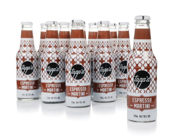 Tapp'd Cocktails - Espresso Martini (12 x 175ml) Bottled Cocktails