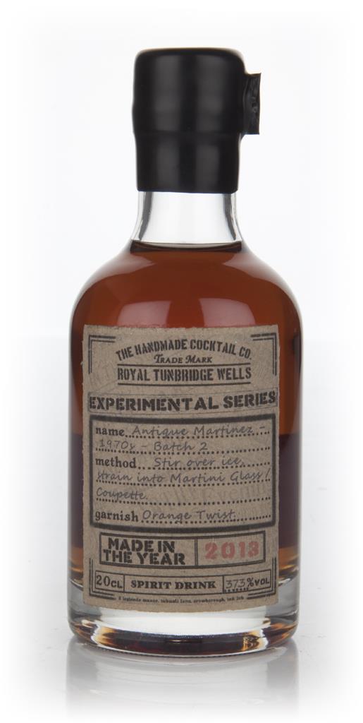 Antique Martinez  1970s  Batch 2 Vintage Cocktails Bottled cocktail