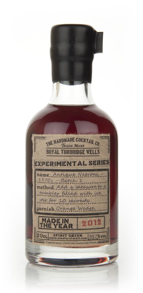 Antique Negroni  1970s - Batch 2 Vintage Cocktails Bottled cocktail