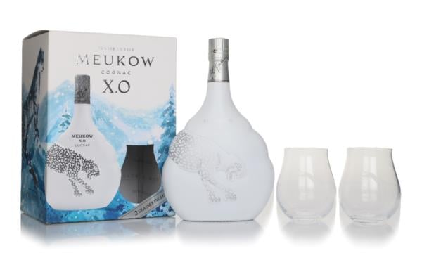 Meukow XO Ice Panther Gift Set (with 2x Glasses) XO Cognac