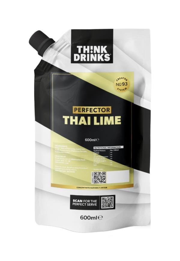 Think Drinks - Thai Lime Perfector (2 x 600ml) Mixers Concentrate