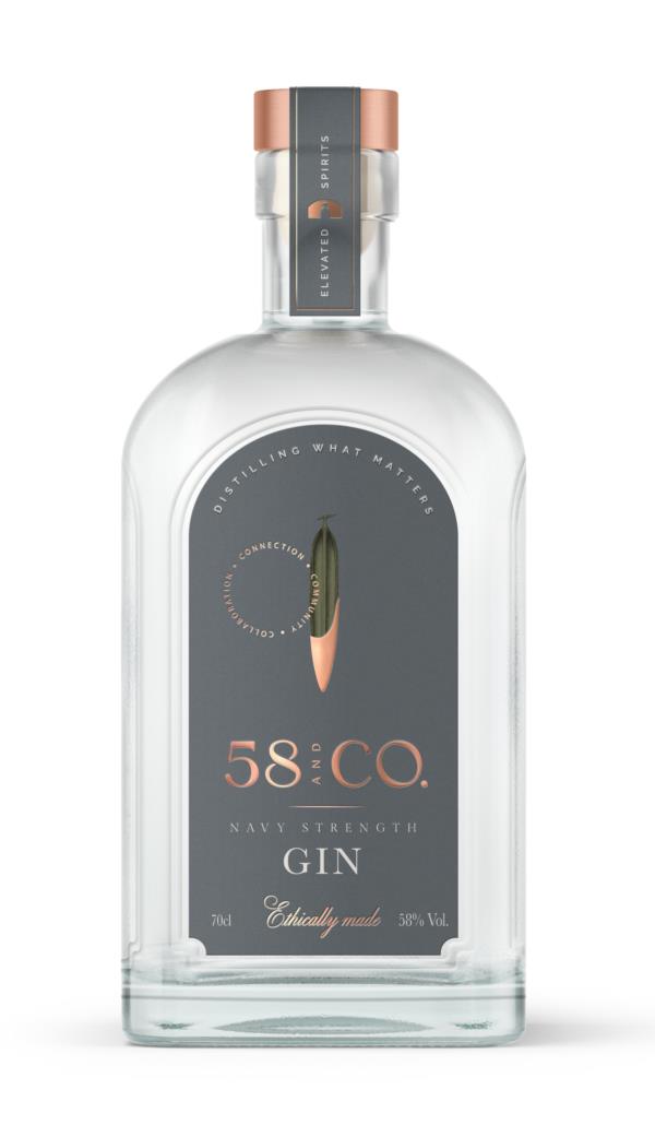 58 & Co. Pink 58 And Co Gin Navy Strength Gin