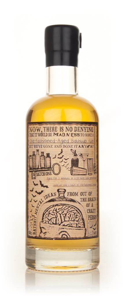 Old-Fashioned-Aged Bathtub Gin - Batch 1 (Batshit Mental Ideas) Cask Aged Gin