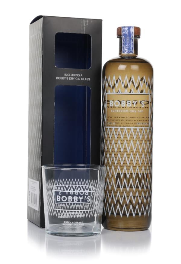 Bobby's Schiedam Dry Gin Gift Set with Glass Gin