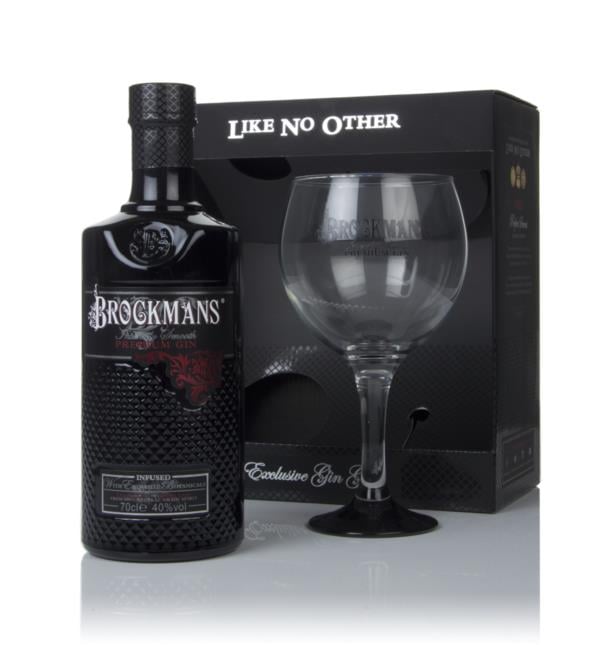 Brockmans Intensely Smooth Gin Gift Pack with Glass Gin