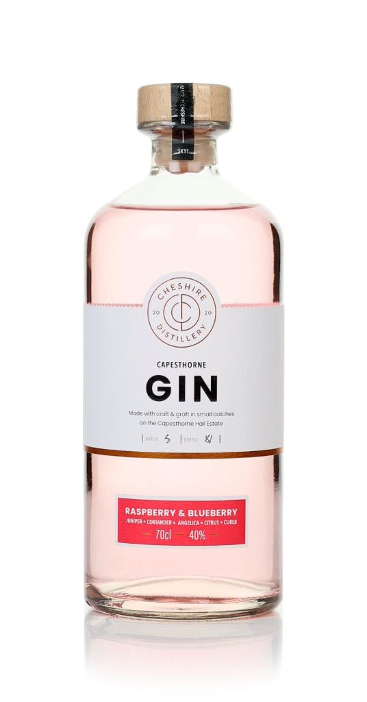 Cheshire Distillery Pink Capesthorne Raspberry & Blueberry Flavoured Gin