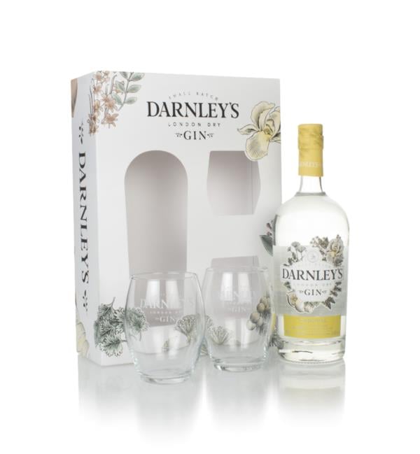 Darnley's Gin Gift Pack with 2x Glasses London Dry Gin