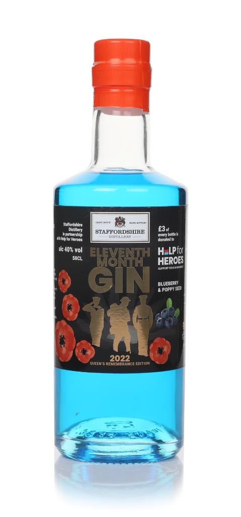 Derbyshire Distillery Eleventh Month Gin 2022 - Queen's Remembrance Ed Flavoured Gin
