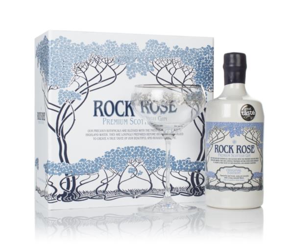 Rock Rose Gin Gift Pack with Glass Gin