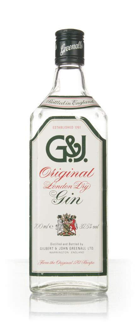 Greenall's Original London Dry Gin (37.5%) - 1980s London Dry Gin