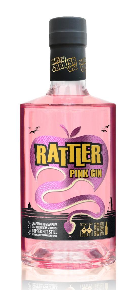 Rattler Cornish Pink Flavoured Gin