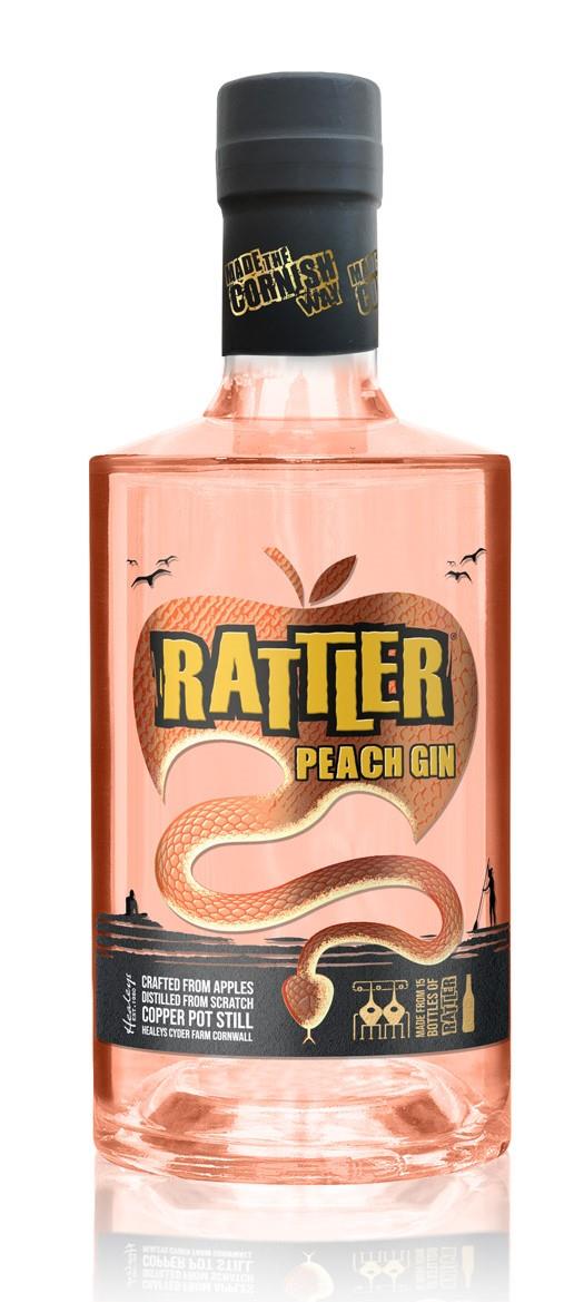 Rattler Peach Cornish Flavoured Gin