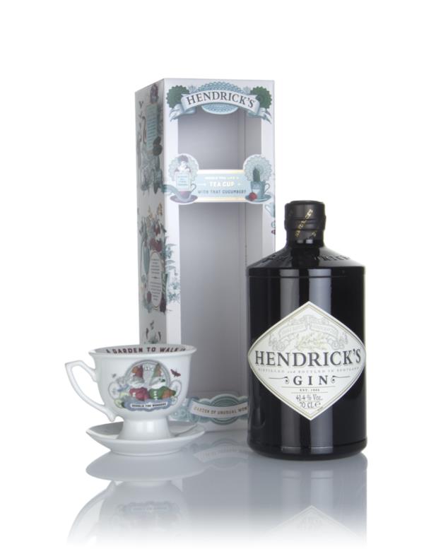 Hendrick's Gin - Unusual Garden Gift Box with Tea Cup Gin