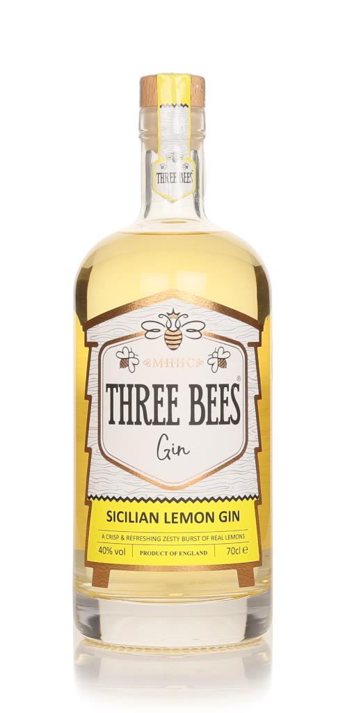 Market Harborough Honey Co Orange/Pink/Light Three Bees Sicilian Lemon Flavoured Gin