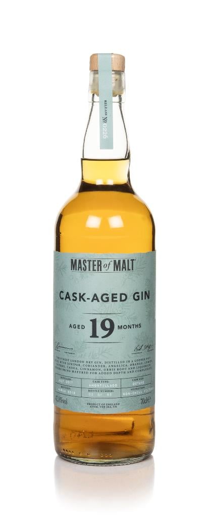 Master Of Malt Orange Amontillado Cask Aged Gin 19 Month Old 2017 (Master Of Malt) Cask Aged Gin