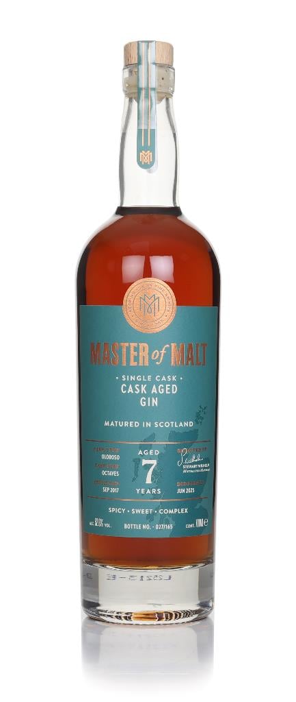 Cask Aged Gin 7 Year Old 2017 Single Cask (Master of Malt) Cask Aged Gin