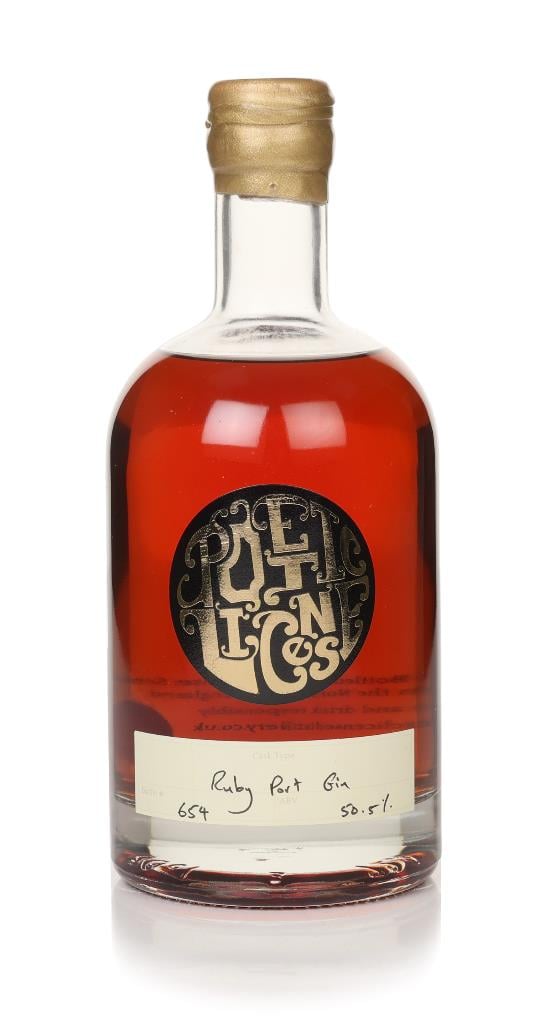 Poetic License 5th Anniversary Gin - Ruby Port Cask 3cl Sample Cask Aged Gin
