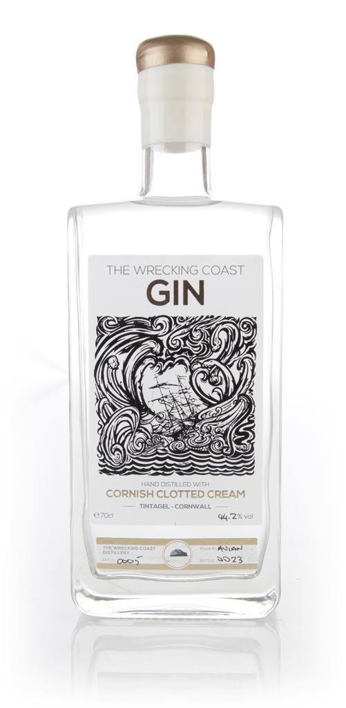 The Wrecking Coast Cornish Clotted Cream Gin 43.9% (No Box / Torn Labe Gin