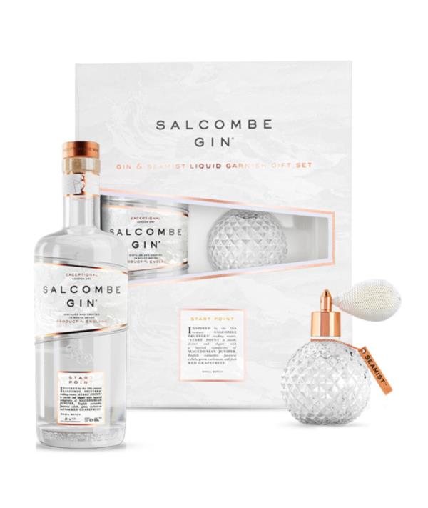 Salcombe Gin Start Point & Seamist Liquid Garnish Gift Set Gin