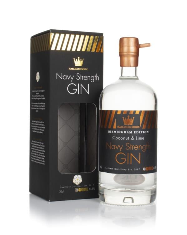 Sheffield Distillery Hallmark Navy Strength Coconut & Lime Gin - Birmi Flavoured Gin
