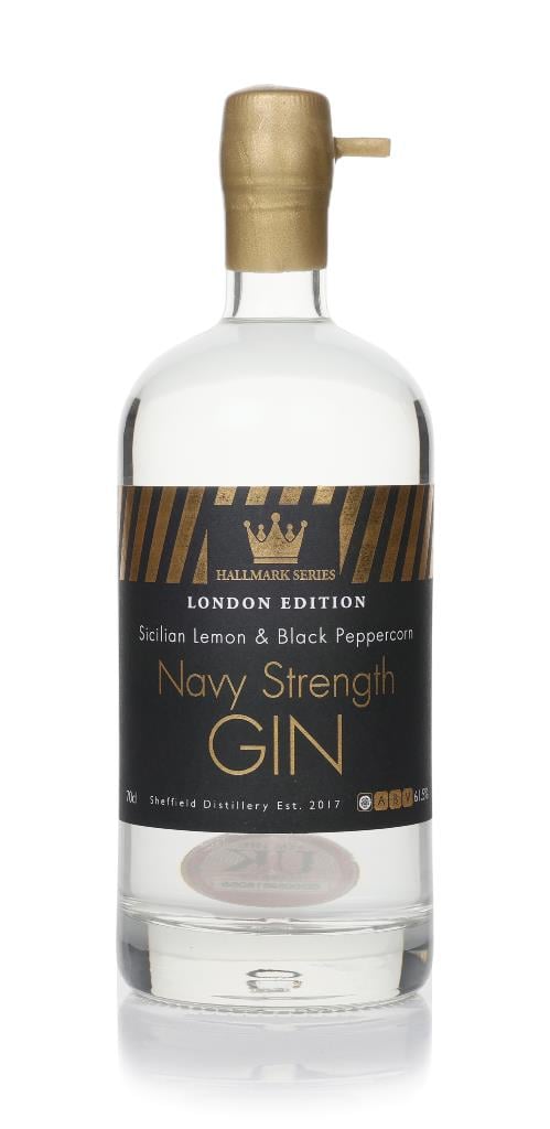 Sheffield Distillery Hallmark Navy Strength Sicilian Lemon & Black Pep Flavoured Gin
