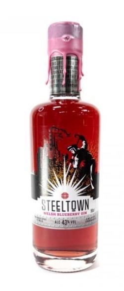 Steeltown Welsh Blueberry Flavoured Gin