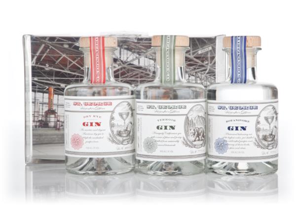 St. George Gin Triple Pack (3 x 20cl) (No Box / Torn Label) Gin