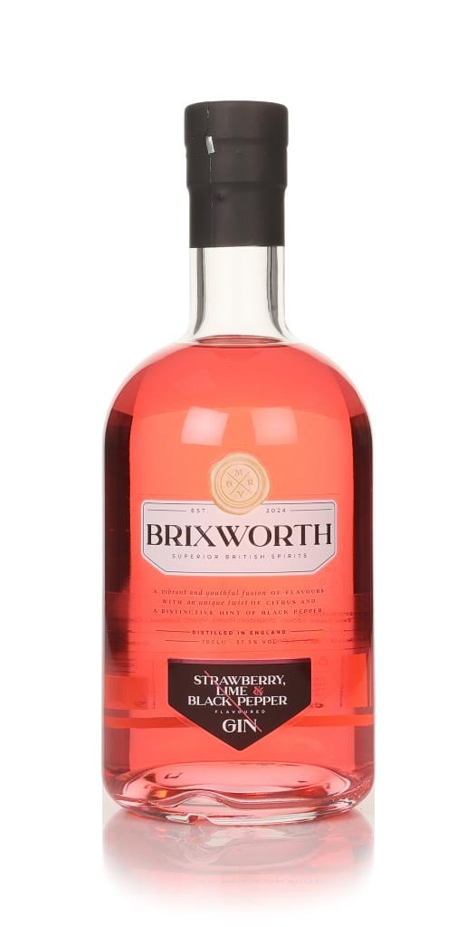 Brixworth Strawberry, Lime & Black Pepper Flavoured Gin