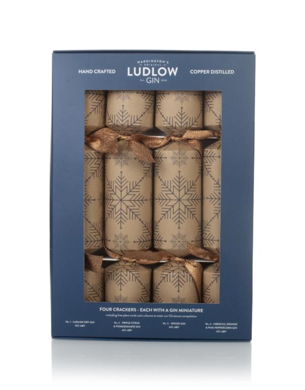 Wardington's Ludlow Gin Christmas Crackers (Set of 4) Flavoured Gin