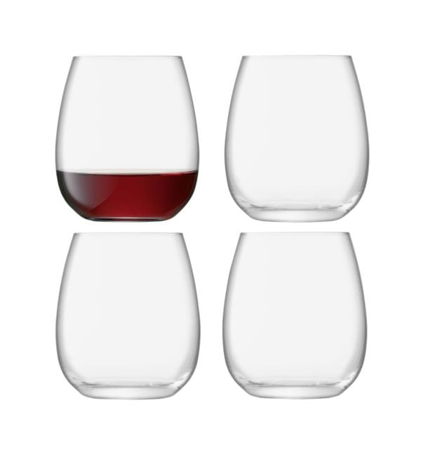 LSA Borough Stemless Glasses (Set of Four) Glassware