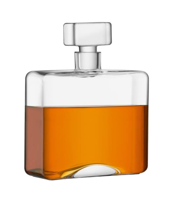 LSA Cask Whisky Rectangle Decanter Glassware