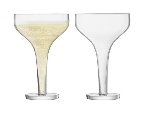 LSA Epoque Cocktail Saucers (Set of Two) Glassware