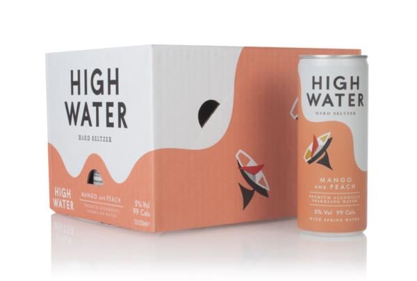 High Water Mango & Peach Hard Seltzer (12 x 250ml) Hard Seltzer