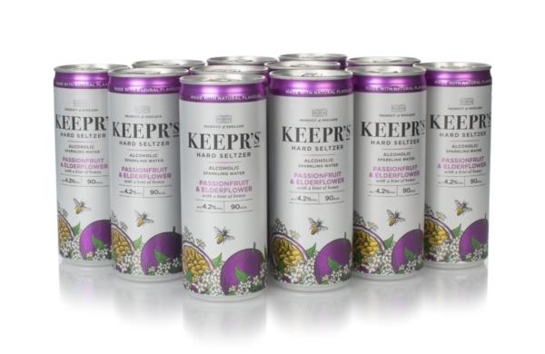 Keepr's Passionfruit & Elderflower Hard Seltzer (12 x 250ml) Hard Seltzer