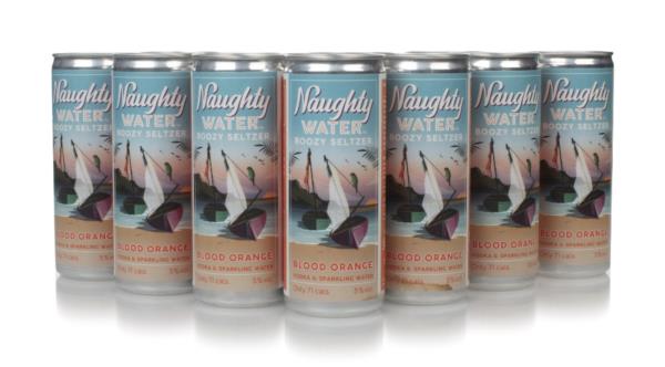 Naughty Water - Blood Orange (12 x 250ml) Hard Seltzer