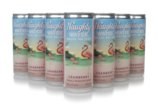 Naughty Water - Cranberry (12 x 250ml) Hard Seltzer