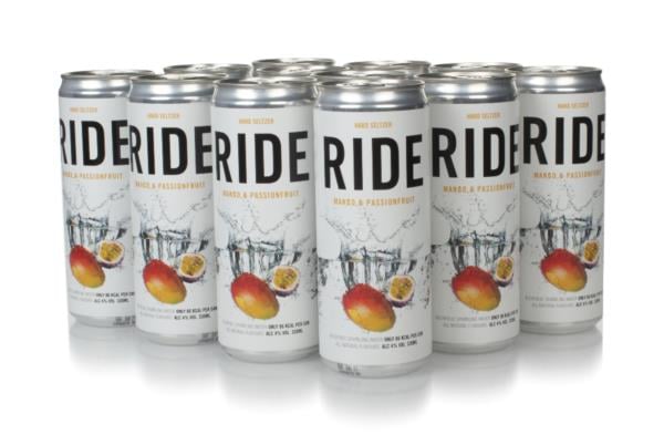 Ride Mango & Passionfruit Hard Seltzer (12 x 330ml) Hard Seltzer